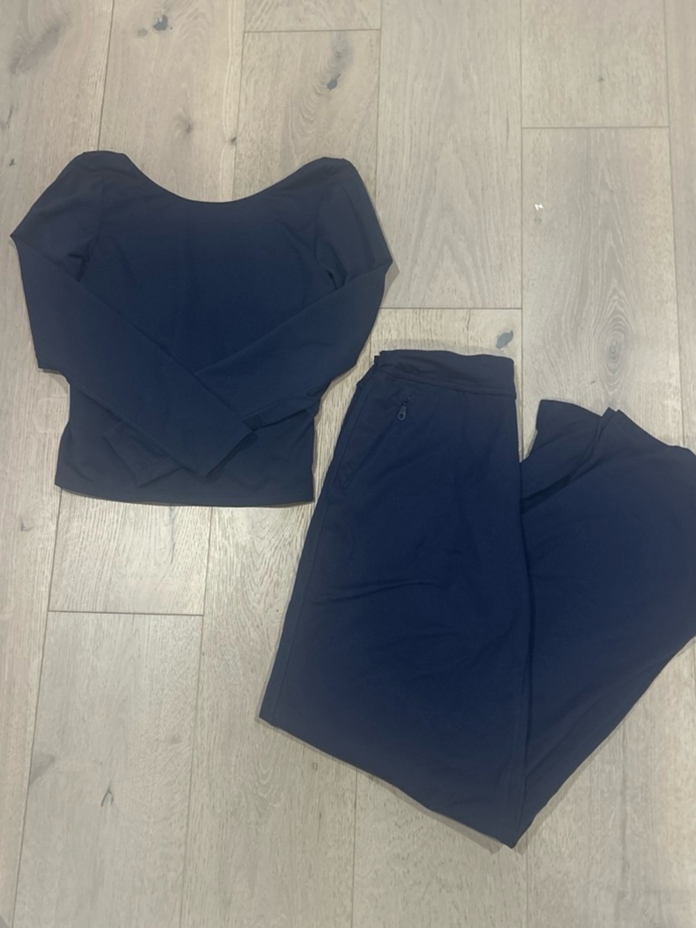 Aerie Navy Activewear Set